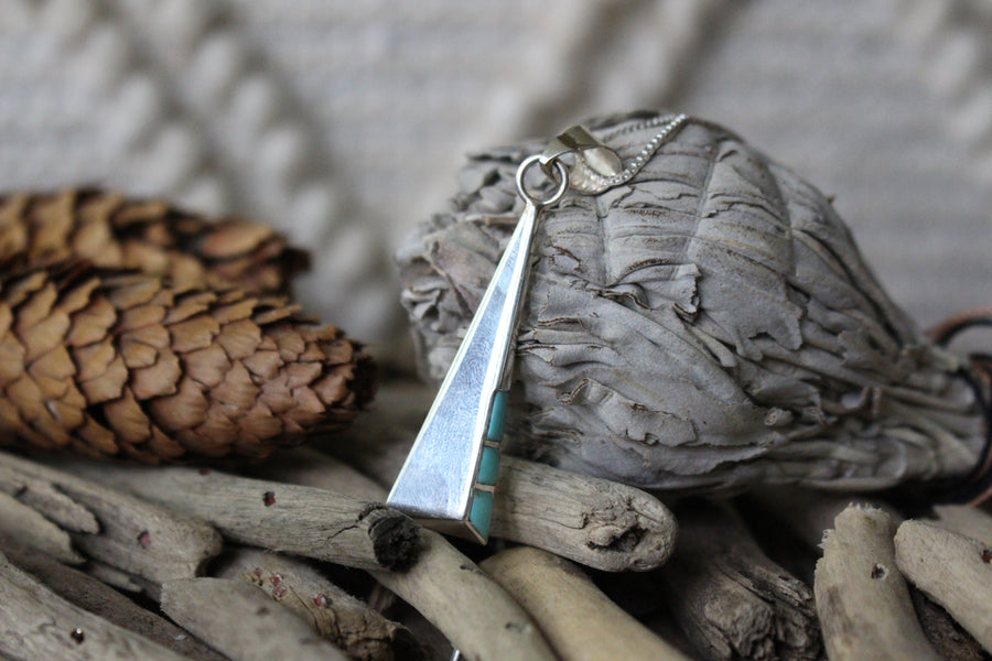 Sterling Turquoise Necklace