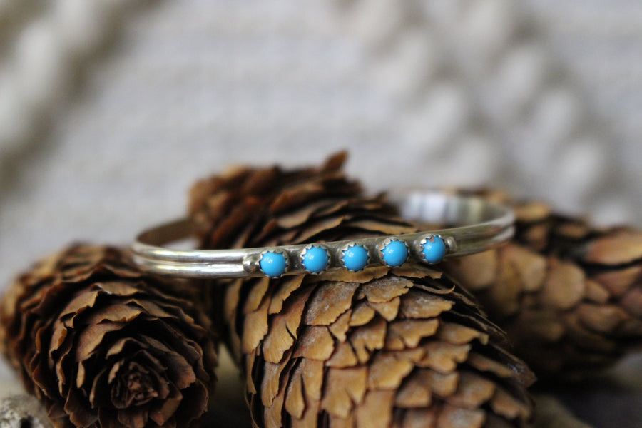 Turquoise Rain Baby Bracelet