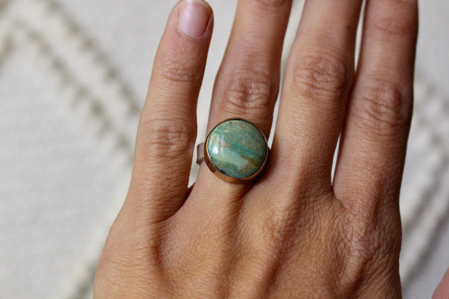 Turquoise Sage Ring