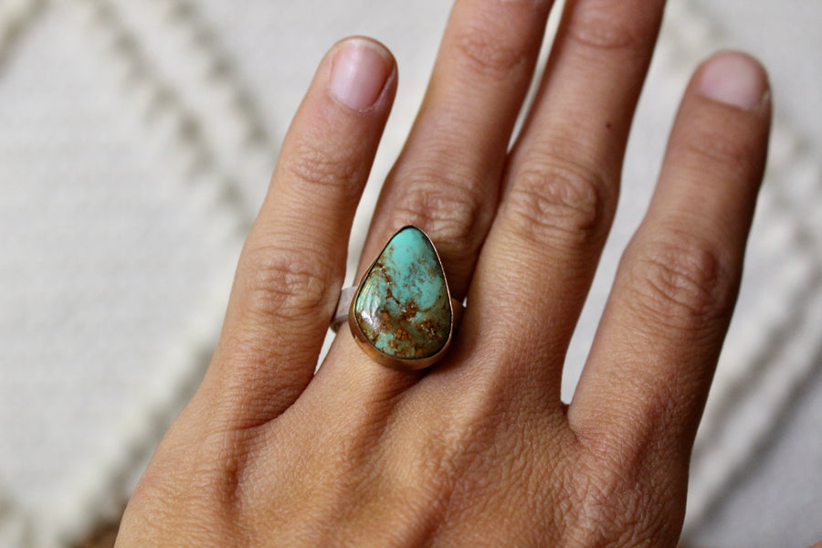 Turquoise Point Ring