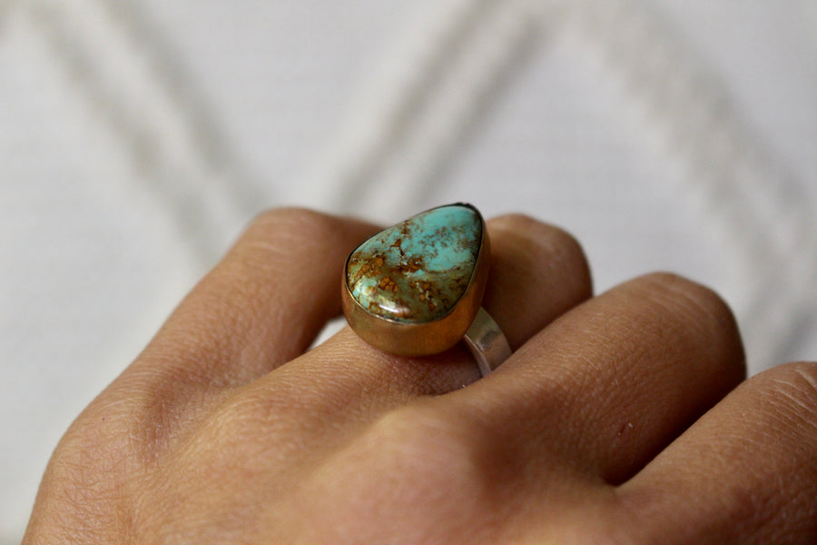 Turquoise Point Ring