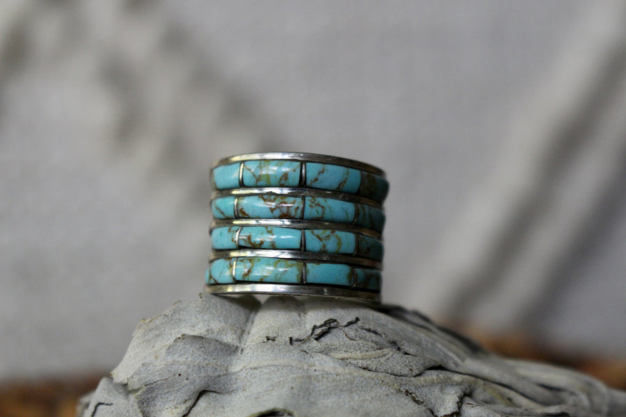 Turquoise Tier Ring