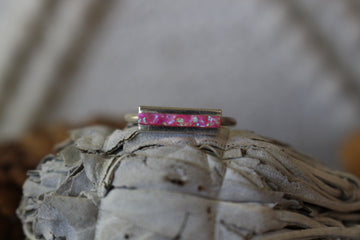 Pink Opal Bar Ring