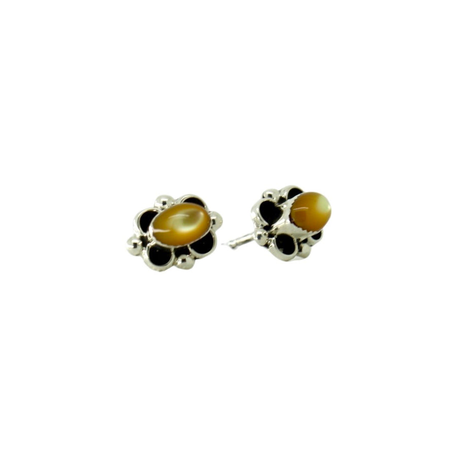 Yellow Shell Desert Earrings