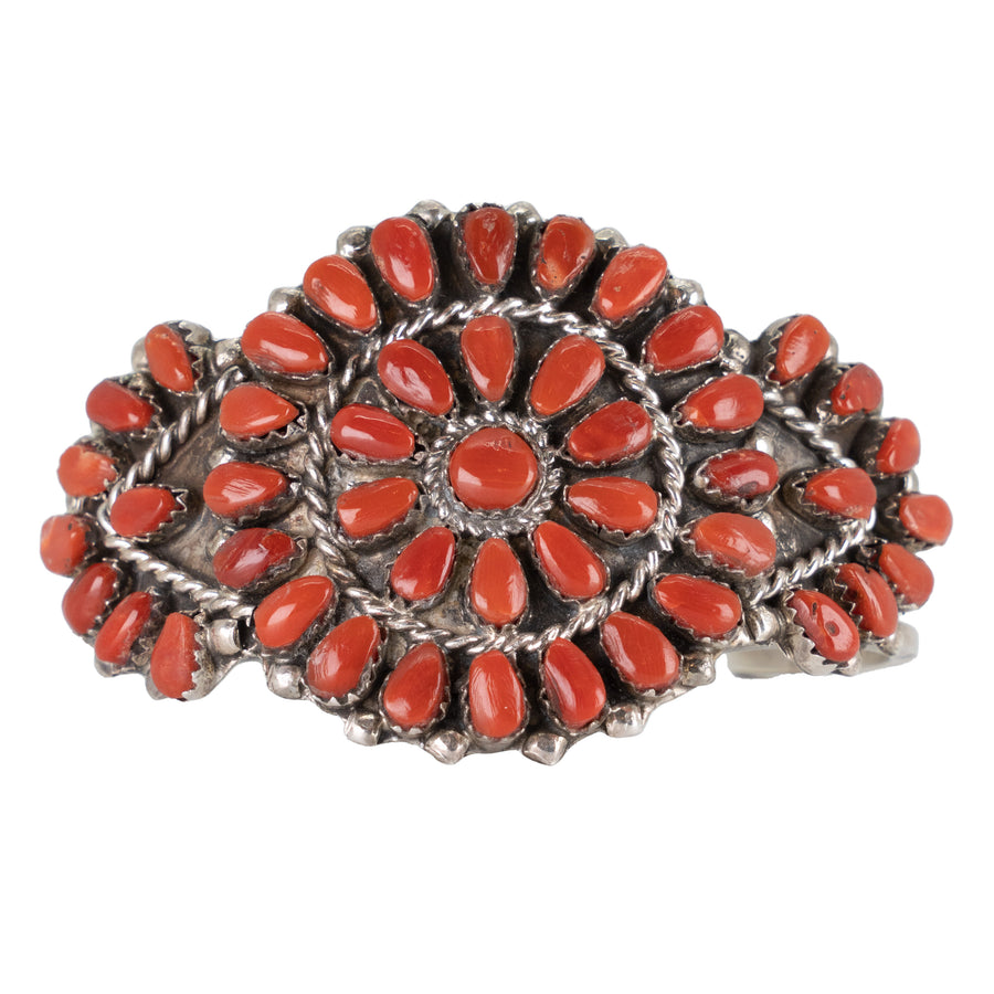 Red Cluster Bracelet