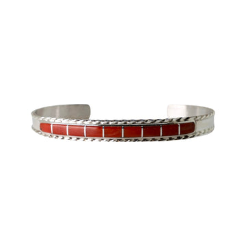 Coral Breeze Inlay Bracelet