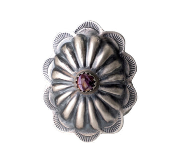 Purple Spiny Concho Ring