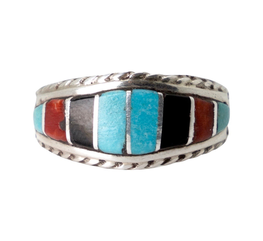 Multi Stone Thunder Ring