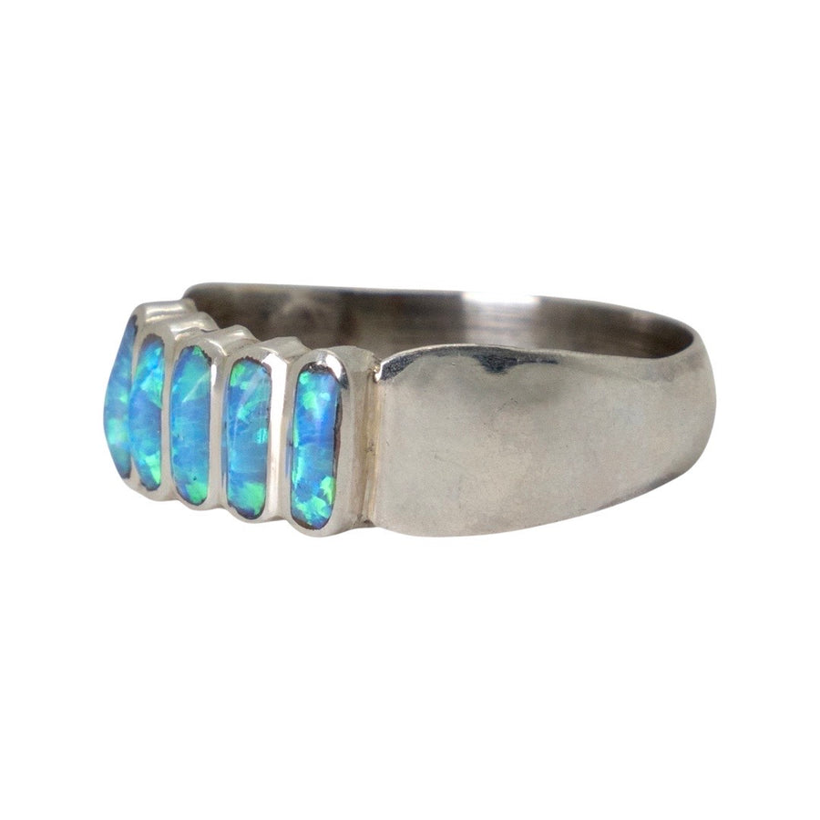Starry Blue Opal Ring