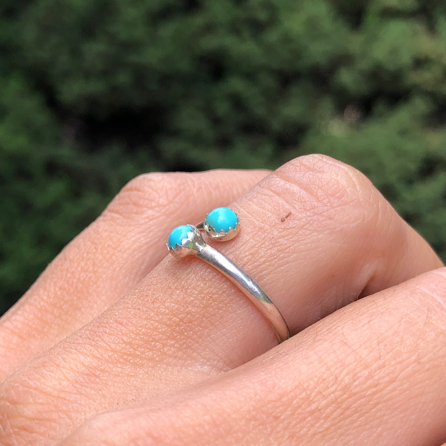 Double Turquoise Ring