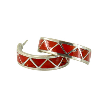 Coral Hills Hoop Earrings
