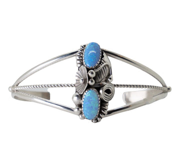 Blue Opal Blossom Bracelet