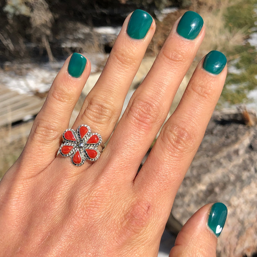 Coral Bloom Ring