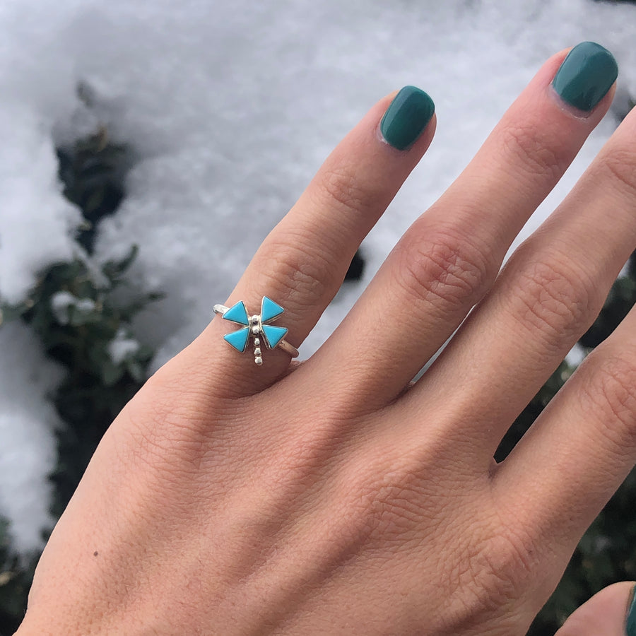 Turquoise Dragonfly Ring
