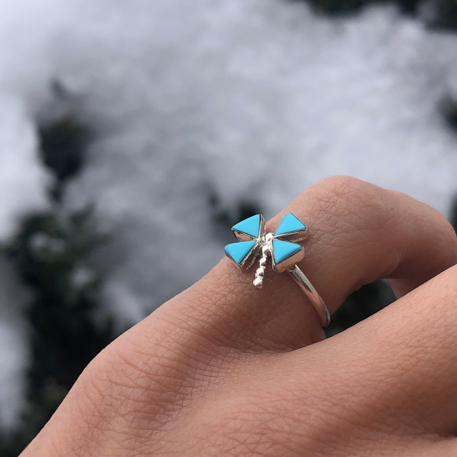 Turquoise Dragonfly Ring