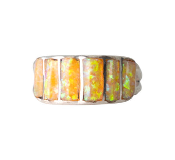 Sunny Yellow Opal Ring
