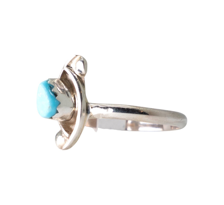Dainty Turquoise Wind Ring