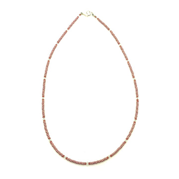 Pink Arches Beaded Necklace