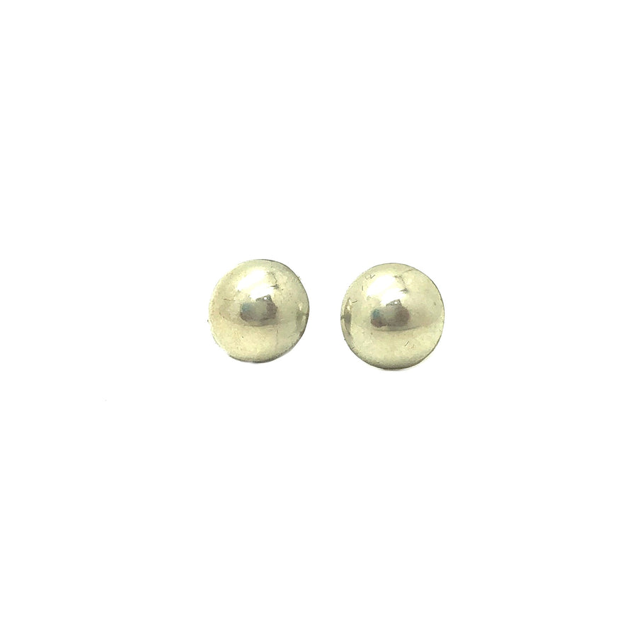 Round Sterling Silver Studs