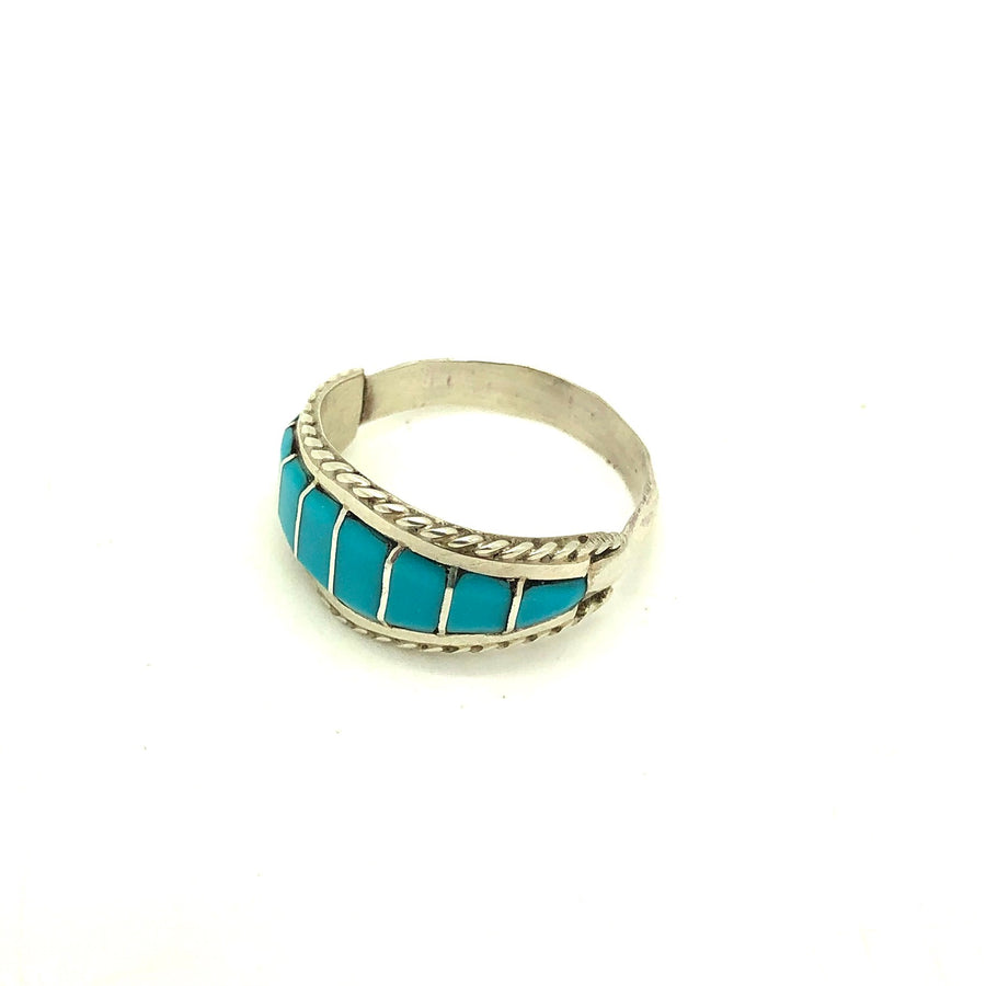 Turquoise Sky Inlay Ring