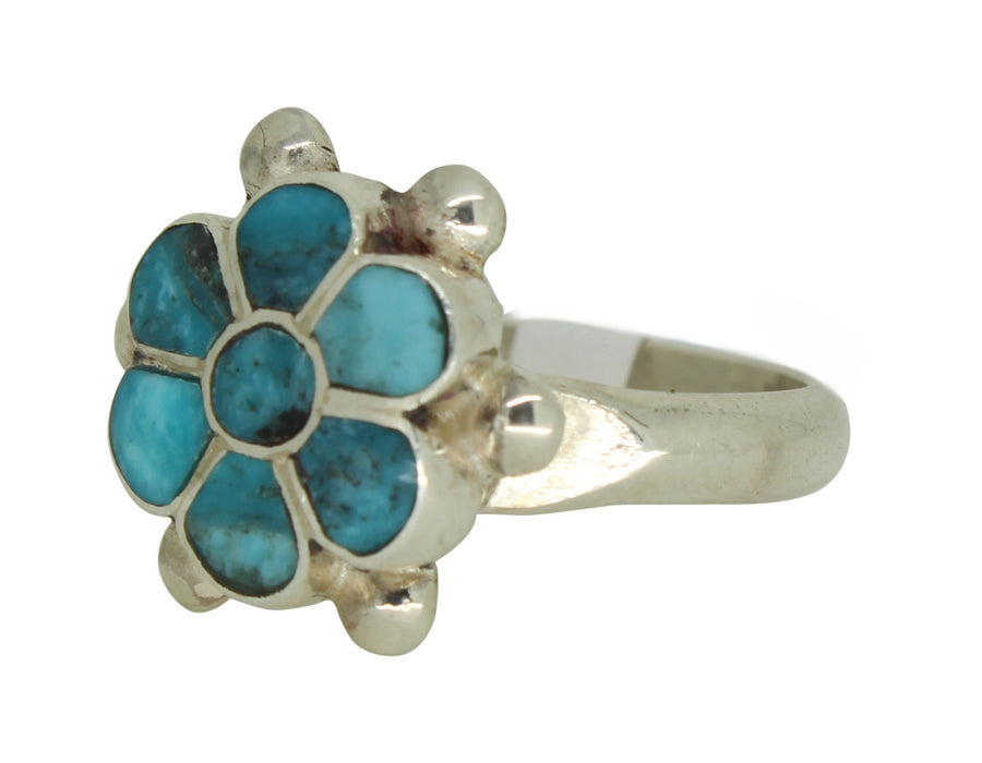 Sky Turquoise Bloom Ring
