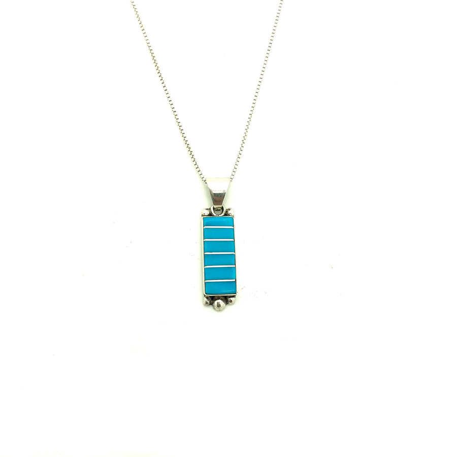 Turquoise Bar Necklace