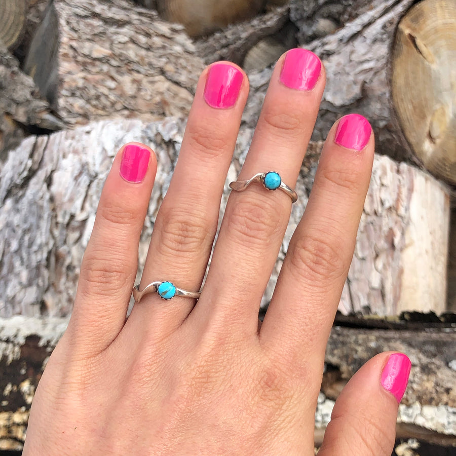Dainty Turquoise Wind Ring – Kotah Bear