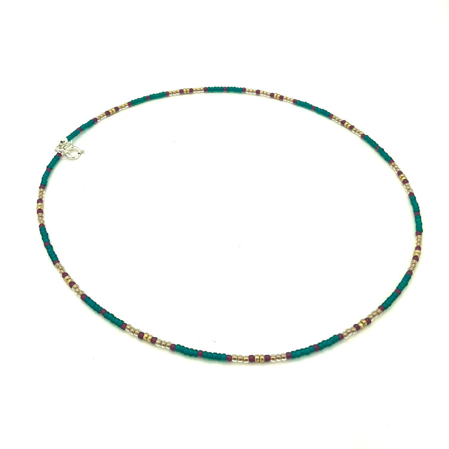 Teal Pine Necklace
