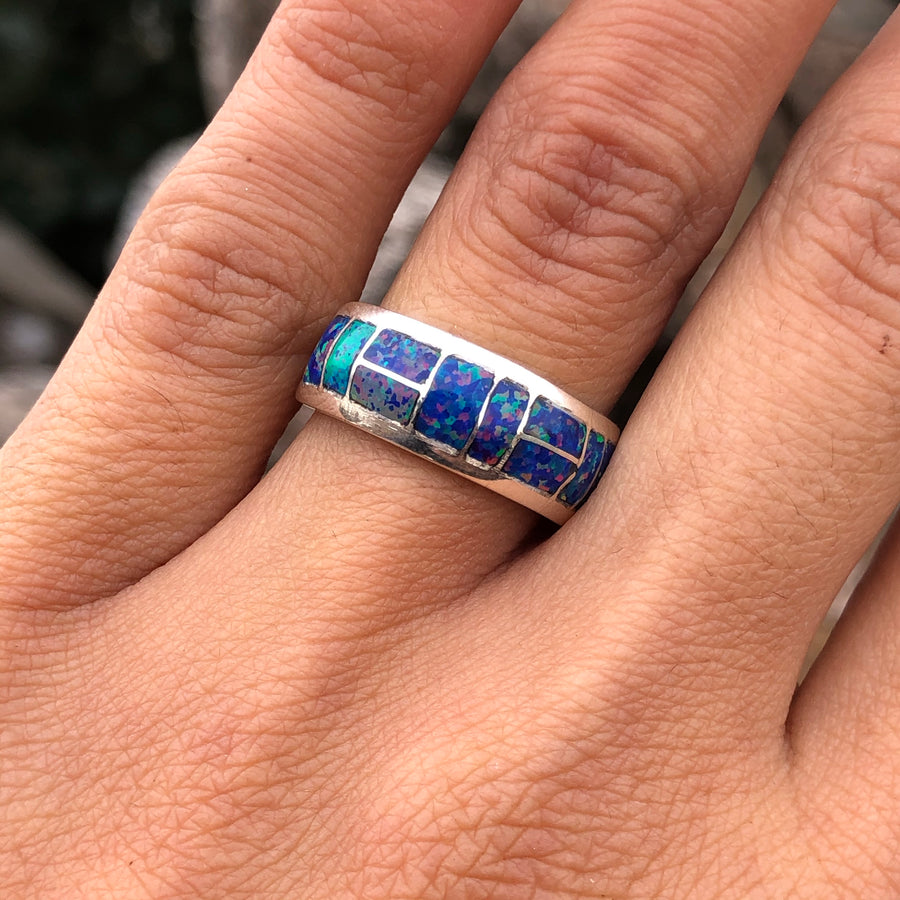 Blue River Opal Ring