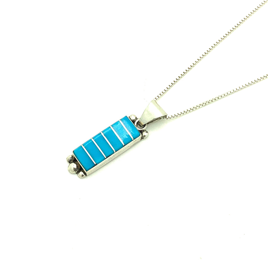 Turquoise Bar Necklace