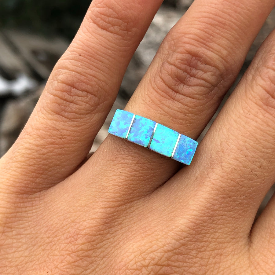 Periwinkle Opal Band