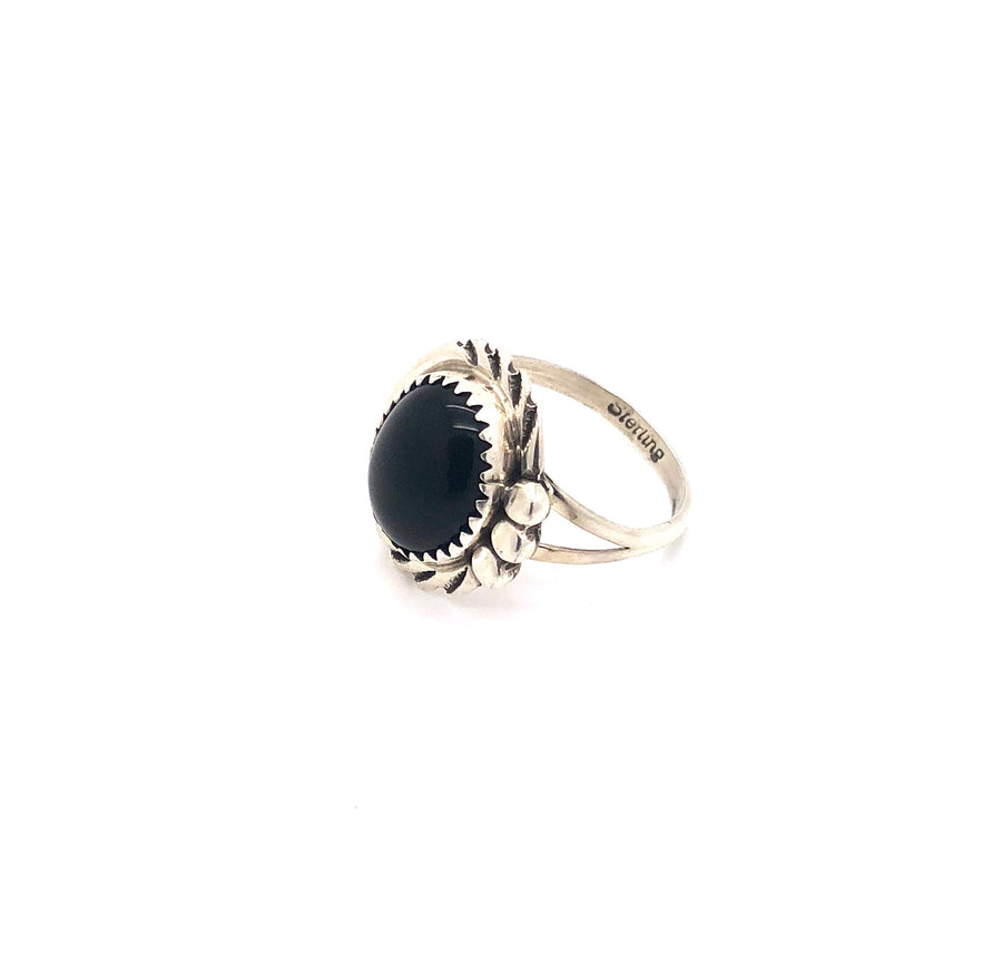 Black Blossom Ring