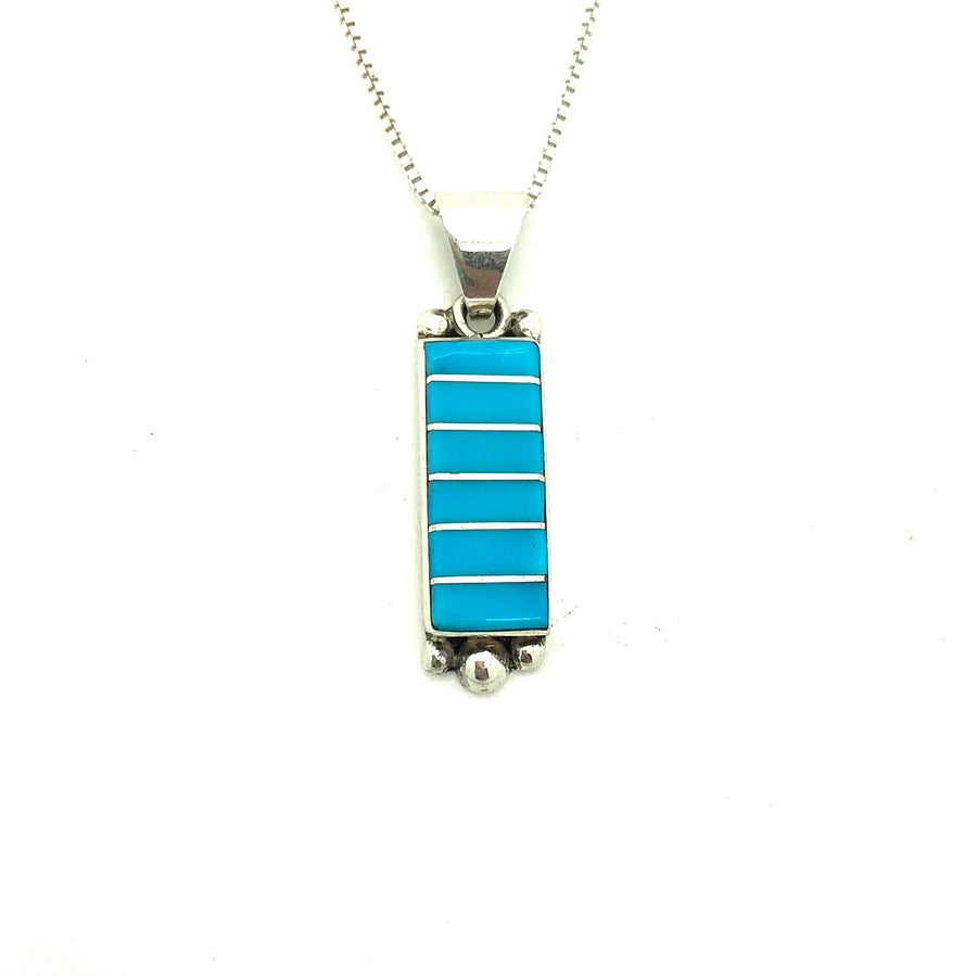 Turquoise Bar Necklace