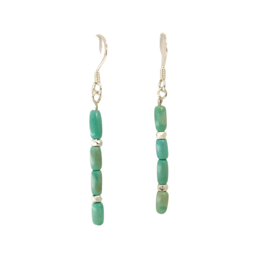 Turquoise Sage Drop Earrings