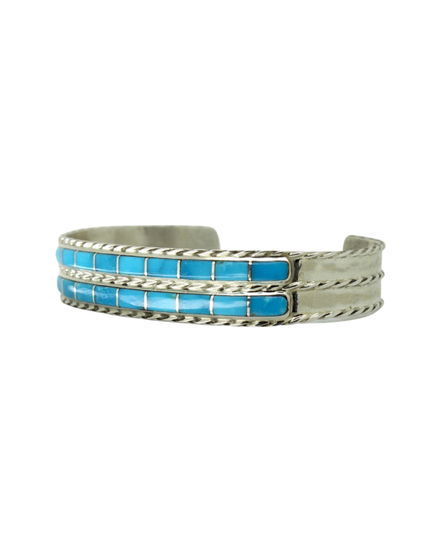 Two Stack Turquoise Bracelet