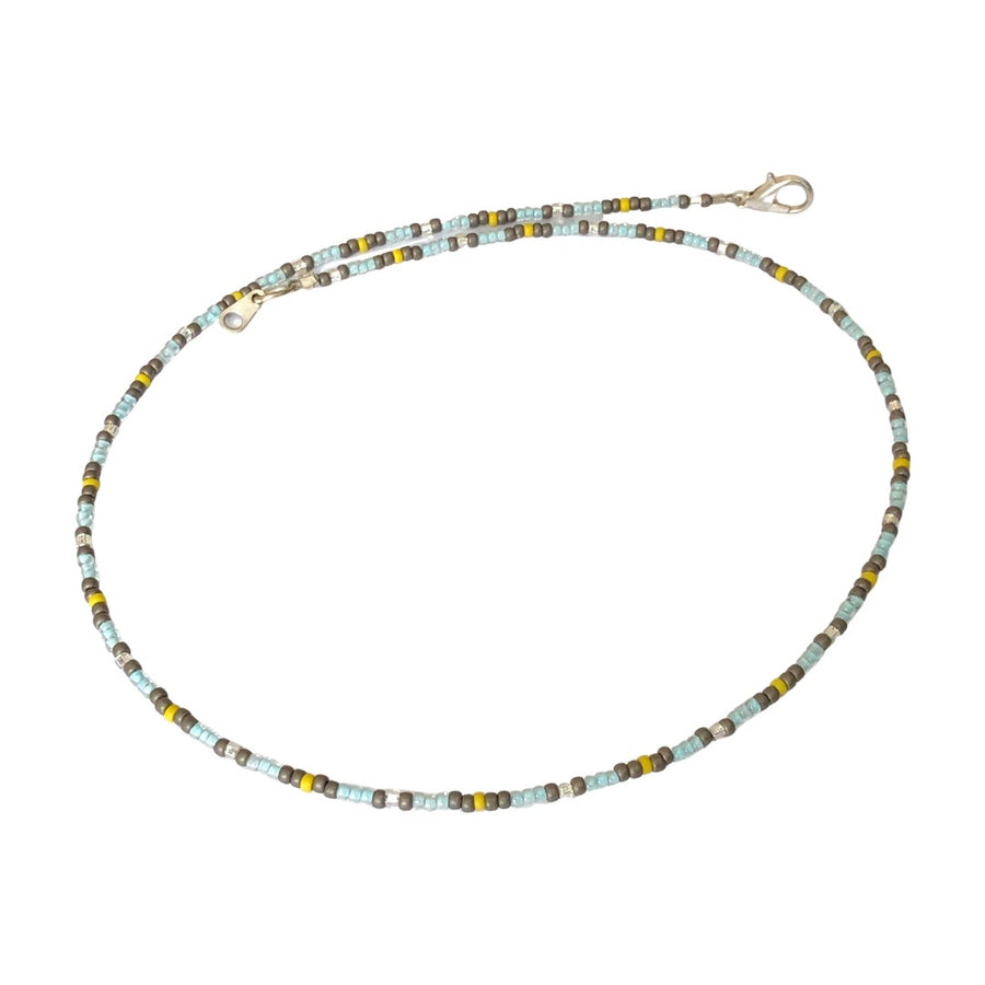 Blue Skies Beaded Necklace